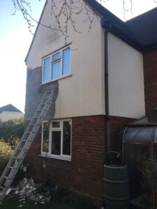 Cracked rendering replaced Berkshire