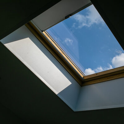 Velux window in attic